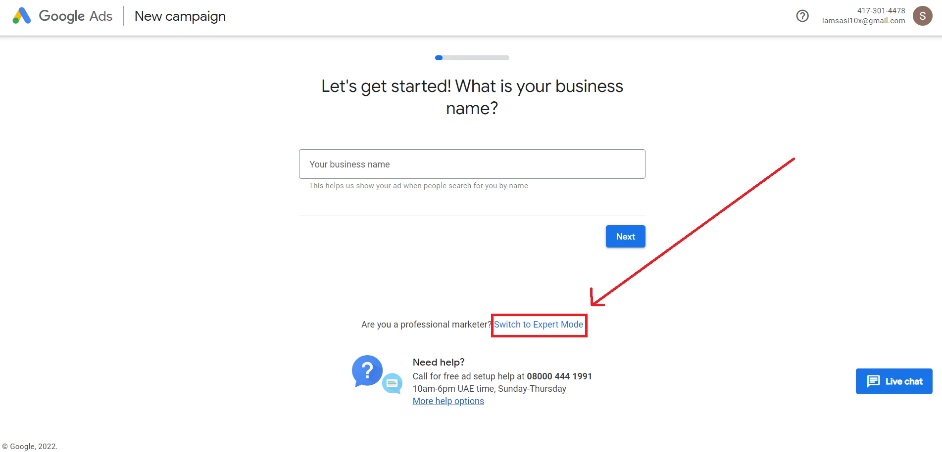 expert mode for an effective google ads