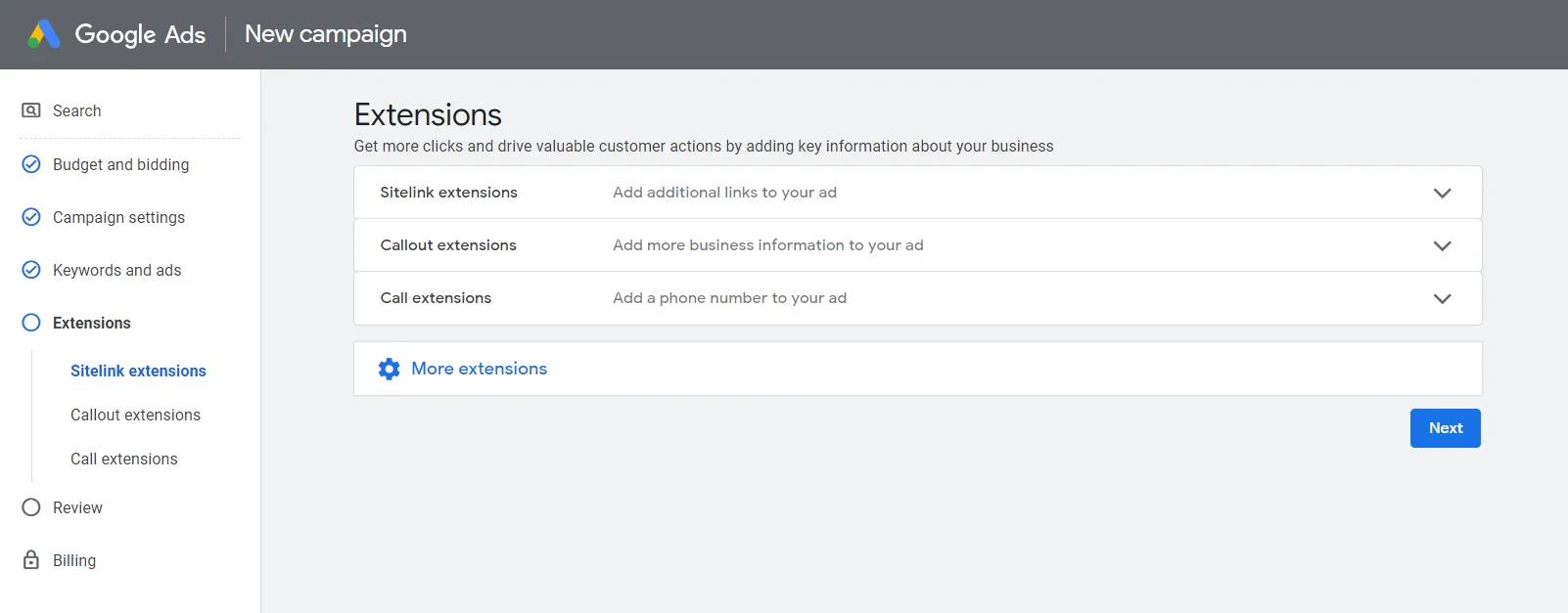 ads extension