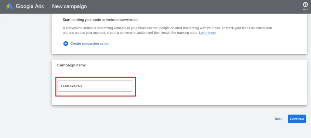 naming convention for the google ads campaigns