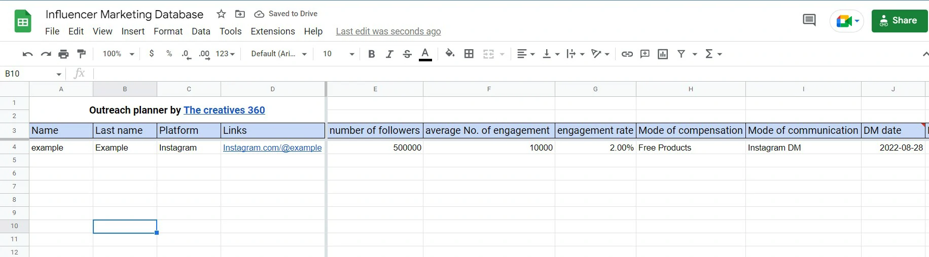 outreach planner to find the right micro-influencers for your products